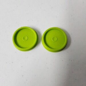 Tupperware Replacement Seals Round Green Lids‎ 2 3/4" Diameter